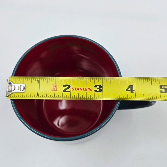 Tim Hortons Collectible Coffee Tea Mug Cup Blue Bear 2017 Read - Picture 3 of 11